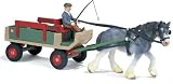 Schleich Wagon Set with Horse