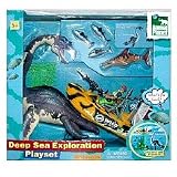 Animal Planet Deep Sea Exploration Playset Elasmosaurus with Exploration RaftIMAGE