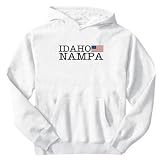 SWEATSHIRT WHITE ELEGANT FLAG 