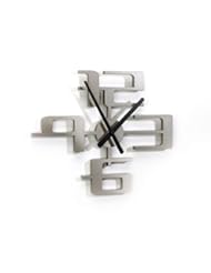 Home: Umbra Big Time Wall Clock, Nickel - Umbra