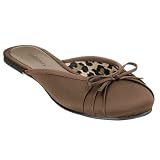 Xhilaration® Shayla Satin Mules - Bronze