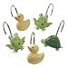 Frog Shower Curtain Hooks