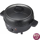TWINBIRD ミニグリルなべ EP-4165B ブラック EP-4165B