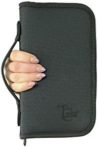 Travel Clever Passport Holder and Document Organizer Travel Wallet (Black)