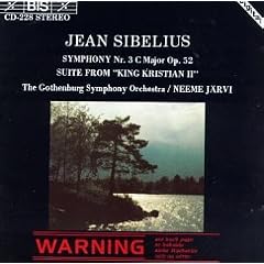 Sibelius: Symphony No. 3; King Kristian II Suite