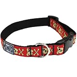 RC Pet Products 5 8 Inch Adjustable Dog Clip Collar 7 to 9 Inch X Small Pirate Pooch