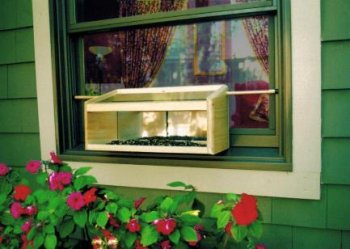 Coveside Conservation Windowsill Feeder Mahogany