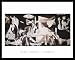 Pablo Picasso (Guernica) Art Print Black Wood-Mounted Poster - 22