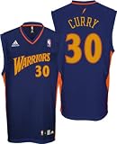 Stephen Curry Jersey: adidas Navy Replica #30 Golden State Warriors Jersey