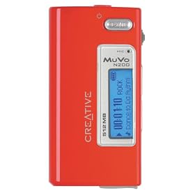 Creative MuVo Micro N200 512 MB MP3 Player Red