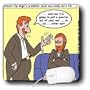 Rich Diesslins Famous People Places Books Cartoons - Van Goghs Annoying Uncle - Mouse Pads