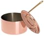 Mauviel M'Heritage M150B 6520.15 1.3 Quart Saucepan with Lid, Bronze Handle