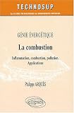 La combustion : Inflammation, combustion, pollution, applications
