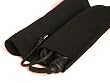 Heat-resistant Plain Black Dual-purpose Travel Mat and Pouch for Flat Irons