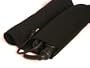 Heat-resistant Plain Black Dual-purpose Travel Mat and Pouch for Flat Irons