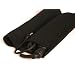 Heat-resistant Plain Black Dual-purpose Travel Mat and Pouch for Flat Irons