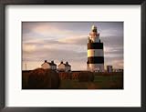 The Hook Head Lighthouse in County Wexford Was Built in the 13th Century Ireland Framed Photographic Poster Print by Doug McKinlay, 21x17