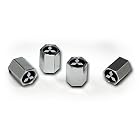 Mitsubishi Black Valve Cap Set