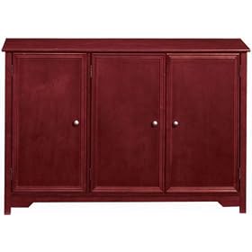 Oxford 3 door Console, 3-DOOR, MERLOT by Home Decorators Collection