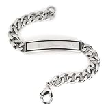 Image of Ben Sherman S860.39BS Gents Chunky ID Bracelet with Crystal