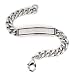 Ben Sherman S860.39BS Gents Chunky ID Bracelet with Crystal