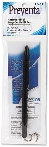 (3 Pack Value Bundle) PMC05058 Snap-on Refill Pen for Preventa Standard Counter Pen, Medium Point, Black Ink