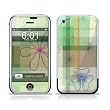 Plaid Flower Design Protective Skin Decal Sticker for Apple iPhone (2G)1st Generation