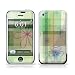 Plaid Flower Design Protective Skin Decal Sticker for Apple iPhone (2G)1st Generation