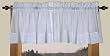 Ricardo Oyster Bay Classic Voile Valance, 55 x 12, White