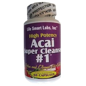 ACAI SUPER CLEANSE #1 TM HIGHLY POTENT 60 capsules ANTIOXIDANT, Detox, Colon Cleanse, Weight Loss : The Perfect Proportion of Ingeredients