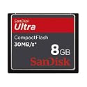 SanDisk Compact Flash Ultra (CF) Speicherkarte 8 GB (original Handelsverpackung)