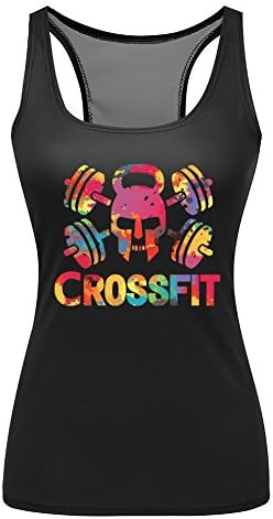 Sport Crossfit Tshirt McEvain 3D Girls Tanks Sleeveless Casual T Black XL