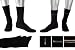 Vitasox Herren Socken Schwarz 6er Pack
