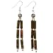 EXP Handmade Unakite & Silver Dangle Earrings