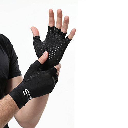 Copper compression arthritis gloves. guaranteed highest…