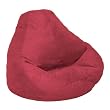 Soft Suede Luxe Bean Bag  Adult, Lipstick