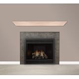 Twilight by HouseWarmer HWMS60UO 6-Feet Unfinished Solid Oak Mantel Shelf