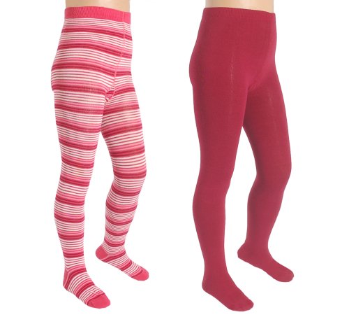 Ergee Trend Kinder Strumpfhose, rot/Ringel