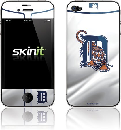 Skinit Detroit Tigers Home Jersey Vinyl Skin for Apple iPhone 4 / 4S