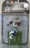 MARION BARBER III Blue Glove CHASE VARIANT #24 Dallas Cowboys Football Figure by McFarlane Toys NFL 2008 Wave 3 w/ WHITE JERSEY series 19
