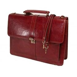 Stebco LLC BRIEFCASE,FLAP,LTHR