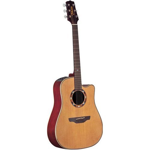 MusicalInstruments: Takamine EGSF15SC Santa Fe Dreadnought Cutaway Solid Top Acoustic Electric Guitar