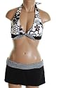 La Blanca Printed 2 Pc Bikini Swimwear Suit Set Color: BLK (multi-colored) Size: 8