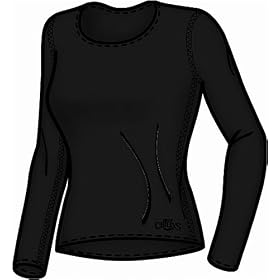 Hot Chillys Ladies Originals Micro Elite Chamois Crewneck Top by Hot Chillys