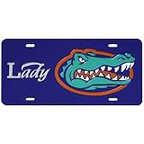 Florida Gators Blue Lady Gator License Plate