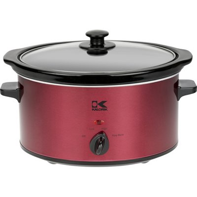 Kalorik 3.5-Qt. Slow Cooker - Red