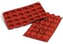 Silicone Bakeware: Oval Savarin 0.54 Oz, 24 Cavities