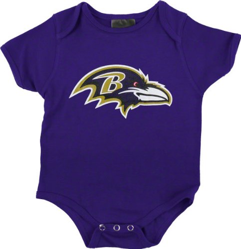 Baltimore Ravens Newborn Purple Reebok Logo Creeper