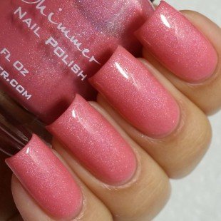 Blush Money Holographic Nail Polish- 0.5 oz Full Sized Bottle Blush Money Holographic Nail Polish- 0.5 oz Full Sized Bottle