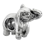 Avedon Polished Sterling Silver Elephant Slide Charm